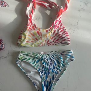 COPY - Stella cove size 6 colorful girls bikini